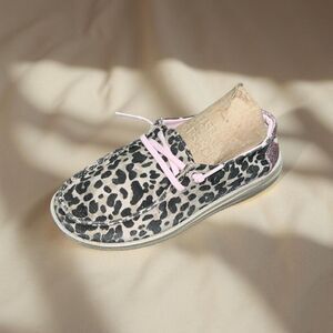 Little Kids Hey Dude Wendy Youth Leo Nut Slip-On Shoes Size 1 2 Youth